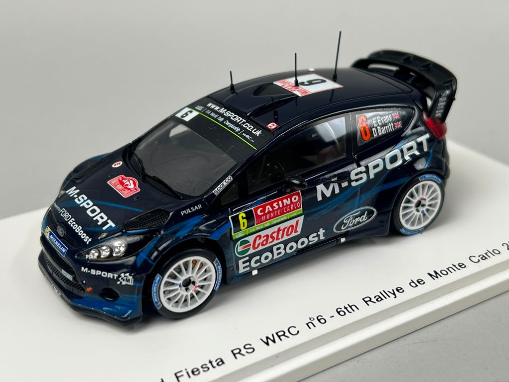1:43 SPARK S3791 Ford Fiesta RS WRC Monte Carlo 2014 #6 model car