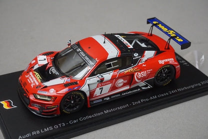 1:43 SPARK SG695 Audi R8 LMS GT3 Car Collection Motorsport 2nd Pro-AM class Nurburgring 24h 2020 #7
