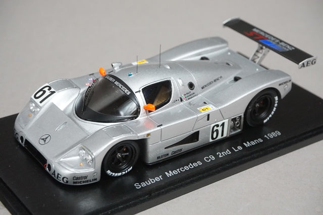 1:43 SPARK S4762 Sauber Mercedes C9 2nd Le Mans 1989 #61