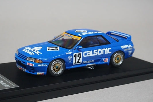 1:43 HPI 8023 Nissan CALSONIC Skyline JTC 1990 #12 Debut Victory