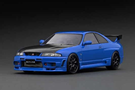 IG2780 ignition model 1:18 Nissan Skyline GT-R (BCNR33) Blue