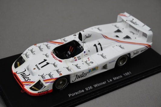 1:43 SPARK 43LM81 Porsche 936 Le Mans 24h Winner 1981 #11 model car