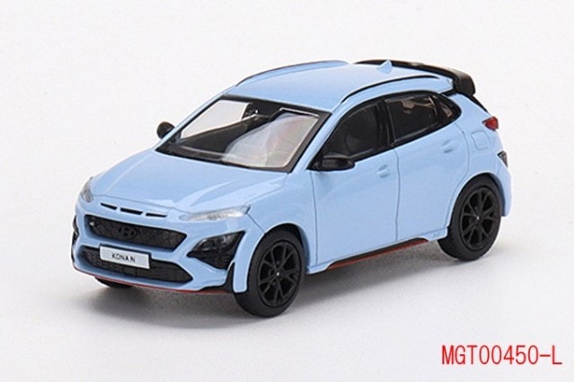 MGT00450-L TSM MINI-GT 1:64 Hyundai Kona N Performance Blue (Left-hand drive)