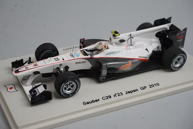 1:43 Spark SJ001 Sauber C29 Japanese GP 2010 #23 Kobayashi Kamui
