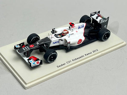 1:43 SPARK SS03 Suzuka 50th Anniversary Sauber C31 Ferrari Kobayashi Kamui 2012 #14 model car