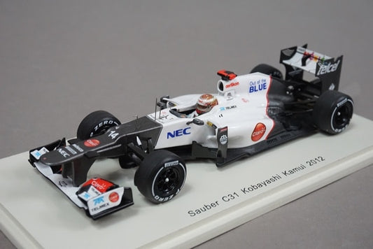 1:43 SPARK SS03 Suzuka 50th Anniversary Sauber C31 Ferrari Kobayashi Kamui 2012 #14