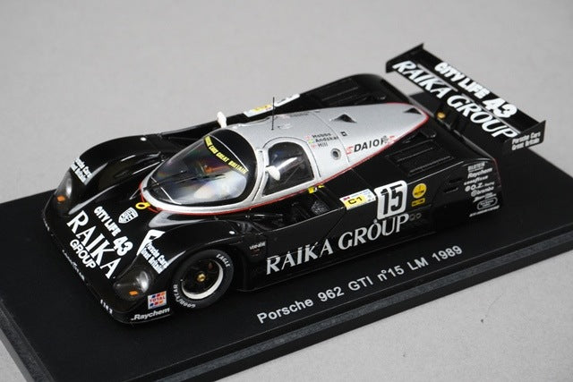1:43 Spark S1913 Porsche 962 GTI Le Mans 1989 #15 model car
