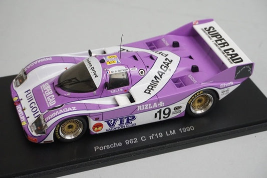 1:43 SPARK KBS017 Porsche 962C LM Le Mans 1990 #19 model car