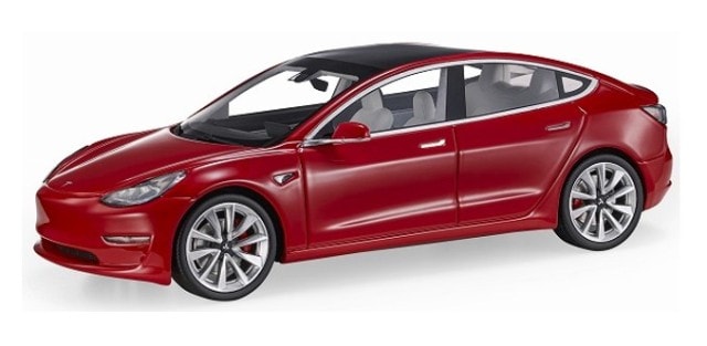 TOPLS074A TOPMARQUES 1:18 Tesla Model 3 Red