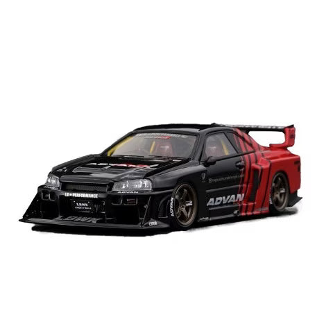 MC-IG2850 ignition model LBWK Exclusive 1:43 Nissan LB-ER34 Super Silhouette SKYLINE Black/Red (LB Original Packaging)