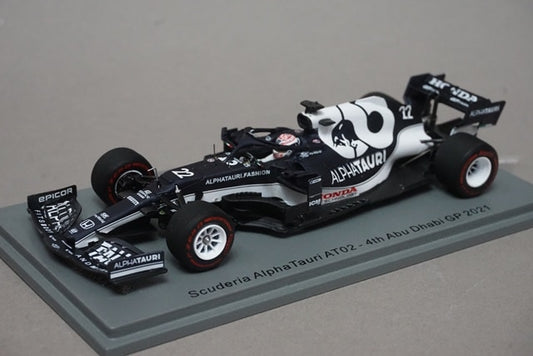 1:43 SPARK S7853 Scuderia AlphaTauri AT02 Abu Dhabi GP Yuki Tsunoda 2021 #22