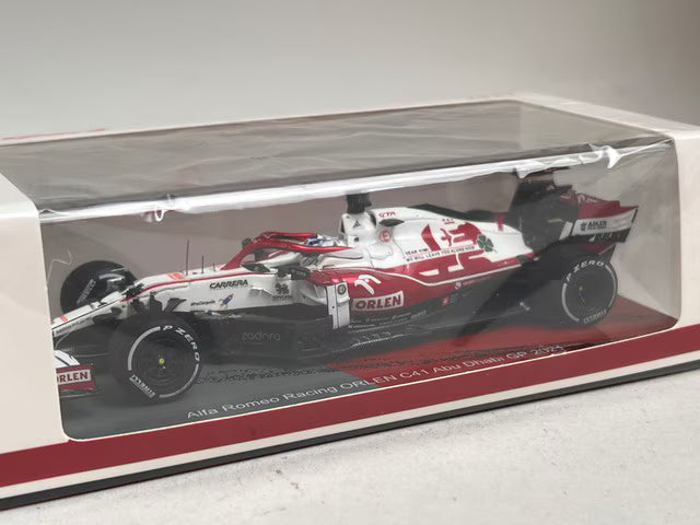 1:43 SPARK S7856 Alfa Romeo Racing ORLEN C41 Abu Dhabi GP 2021 #7 K.Raikkonen