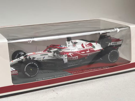1:43 SPARK S7856 Alfa Romeo Racing ORLEN C41 Abu Dhabi GP 2021 #7 K.Raikkonen