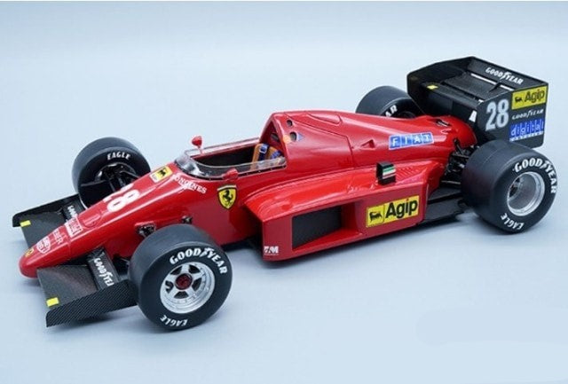 TM18-202A Techno Model 1:18 Ferrari F1 / 86 Brazilian GP 1986 #28 Stephan Johanson