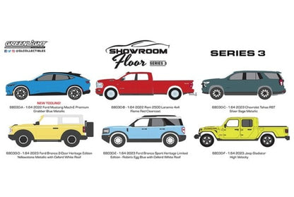 68030 GreenLight 1:64 Showroom Floor Series 3 BOX/6pcs