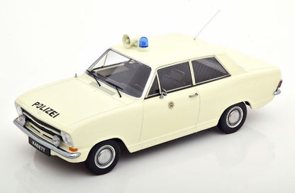 KKDC180646 KK scale 1:18 Opel Kadett B 1972 Police Germany White