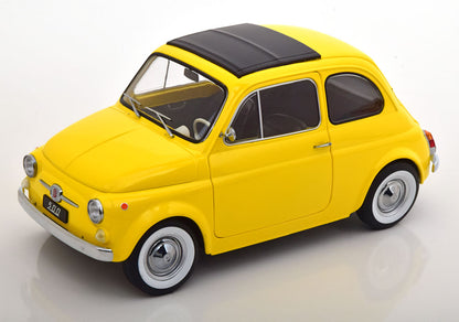 KKDC120034 KK scale 1:12 Fiat 500F 1968 Yellow model car