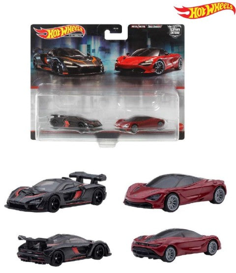 HFF97 Hot Wheels Premium 2Pack McLaren Senna / McLaren 720S