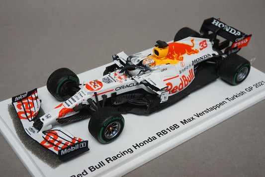 1:43 SPARK ZBE10FH227A00 Honda Red Bull Racing RB16B Turkish GP 2021 #33