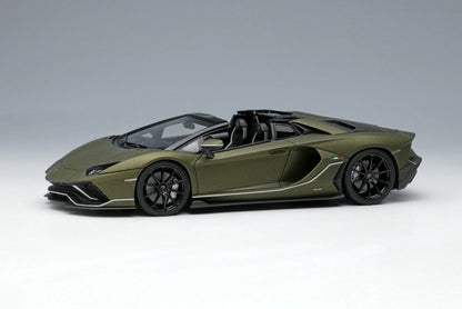 [ Back-order ] Make Up EIDOLON EM638A 1:43 Lamborghini Aventador LP780-4 Ultime Roadster 2021 (Nileo Wheels) Green