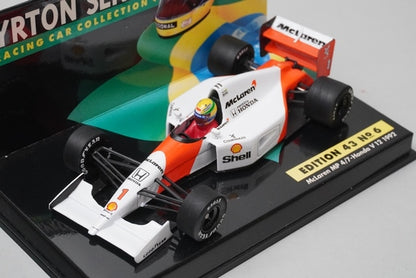 1:43 MINICHAMPS McLaren MP4/7 Honda V12 A.Senna 1992 #1 ASC No.6 model car