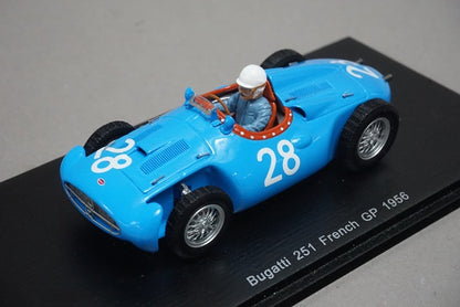 1:43 SPARK S5280 Bugatti 251 French GP 1956 #28 Maurice Trintignant