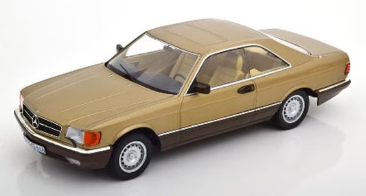 KKDC180335 KK scale 1:18 Mercedes 500 SEC C126 1987 golden metallic
