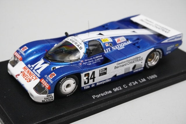 1:43 SPARK S1963 Porsche 962C Le Mans 1989 #34 model car