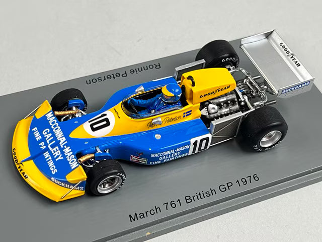 1:43 SPARK S7270 March 761 British GP R.Peterson 1976 #10