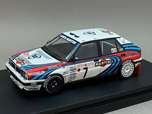 1:43 HPI 8227 Lancia Delta HF Integrale 16V Monte Carlo 1990#7 MARTINI
