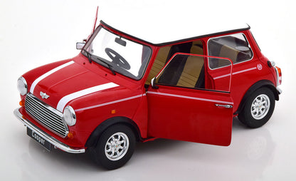 KKDC120054R KK scale 1:12 Mini Cooper 1990 Red / White RHD model car