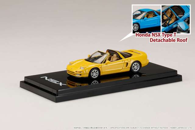 HJ643006BY Hobby JAPAN 1:64 Honda NSX Type T INDY Yellow Pearl