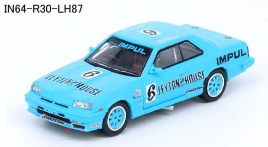 IN64-R30-LH87 INNO MODELS 1:64 Nissan Skyline 2000 Turbo RS-X (DR30) #6 "LEYTON HOUSE" JTCC 1987