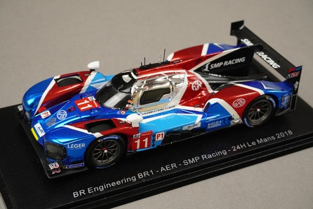 1:43 SPARK S7008 BR Engineering BR1-AER-SMP Racing LM 24h 2018 #11 model car