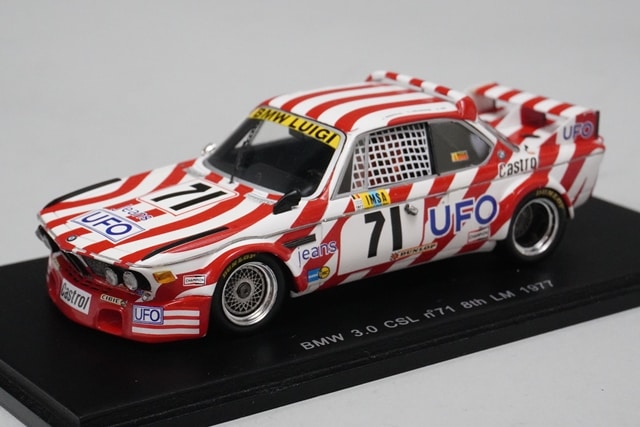 1:43 SPARK S1573 BMW 3.0 CSL LM 8th Le Mans 1977 #71