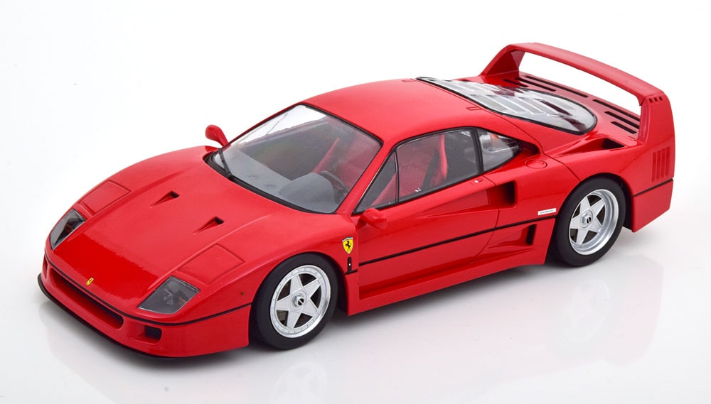 KKDC180694 KK scale 1:18 Ferrari F40 1987 red with red interior
