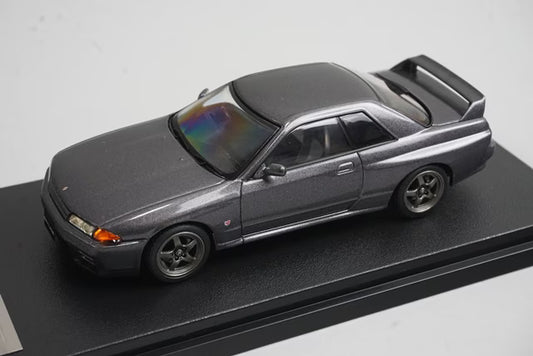 1:43 HPI 8157 Nissan Skyline GT-R (R32) Gun Gray Metallic model car