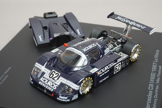 1:43 HPI 8054 Sauber Mercedes C9 Le Mans 1987 #62 Chip Ganassi/Johnny Dumfries/Mike Thackwell