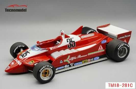 TM18-281C Tecnomodel 1:18 Alfa Romeo 179 Italian GP 1979 #35 B.Giacomelli