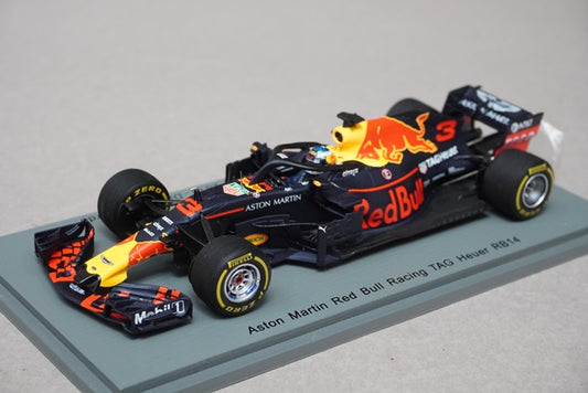 1:43 SPARK S6058 Aston Martin Red Bull Racing Tag Heuer RB14 Chinese GP Winner 2018 #3 Daniel Ricciardo