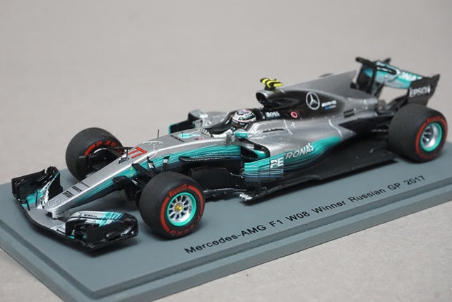 1:43 SPARK S5031 Mercedes AMG F1 W08 Russian GP 2017 Winner #77 Valtteri Bottas