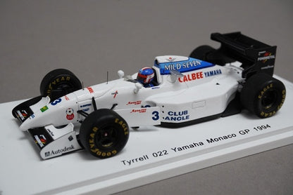 1:43 SPARK ROMU021 Tyrrell 022 YAMAHA Monaco GP 1994 Ukyo Katayama #3 Autographed ROMU