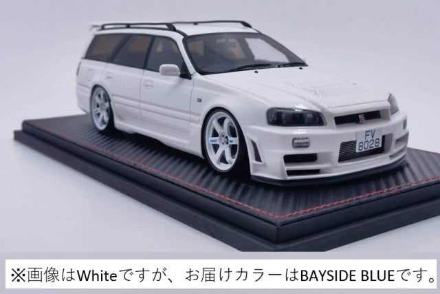 [ Pre-order ] Peako 1:18 Scale Nissan Stagea GTR R34 260RS Wagon Bayside Blue