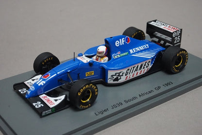 1:43 SPARK S3977 Ligier JS39 #25 South African GP 1993 M.Brundle