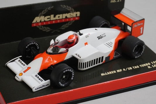1:43 MINICHAMPS 530854301 McLaren MP4/2B TAG Turbo 1985 #1 N.Lauda model car