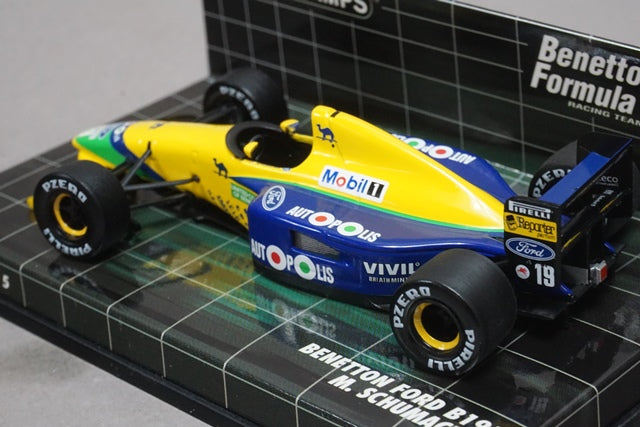 1:43 MINICHAMPS 400910119 Benetton Ford B191 1991 #19 M.Schumacher