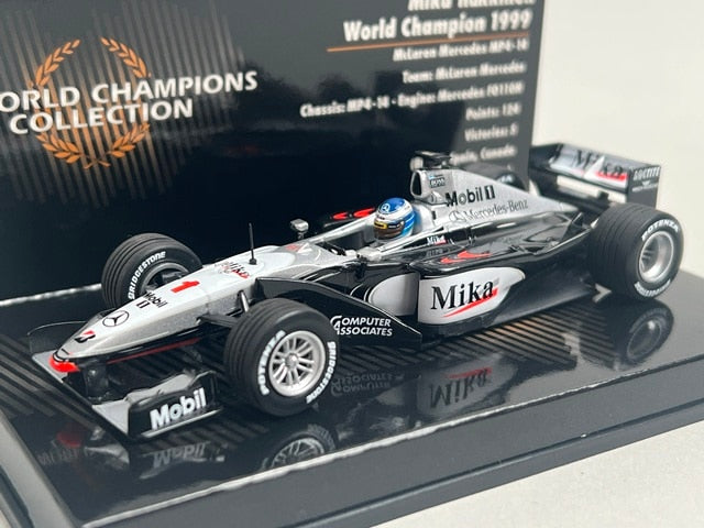 1:43 MINICHAMPS 436990001 McLaren Mercedes MP4-14 World Champion 1999 #1 K.Hakkinen