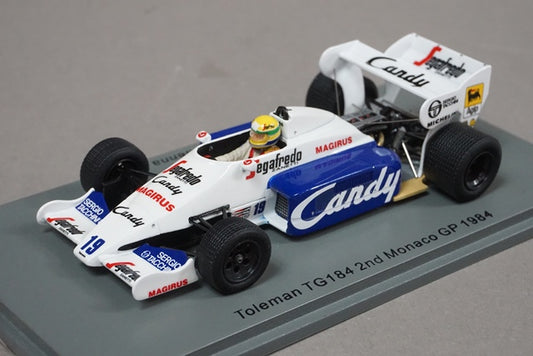 1:43 SPARK S2778 Toleman TG 184 Monaco GP 1984 #19 A.Senna