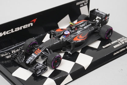 1:43 MINICHAMPS 530164122 McLaren Honda MP4-31 Monaco GP 2016 J.Button model car
