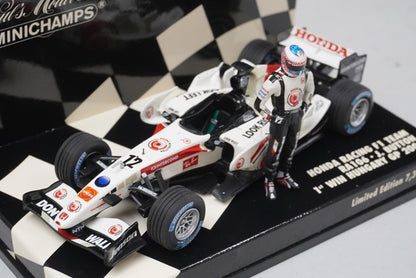 1:43 MINICHAMPS 400060112 Honda Racing F1 Team RA106 Hungarian GP 2006 #12 model car